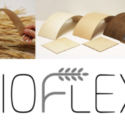 Flexibilität und Beschichtbarkeit der biobasierten Faserplatte Bioflexi® [Bilder H. Dahy, Uni Stuttgart].