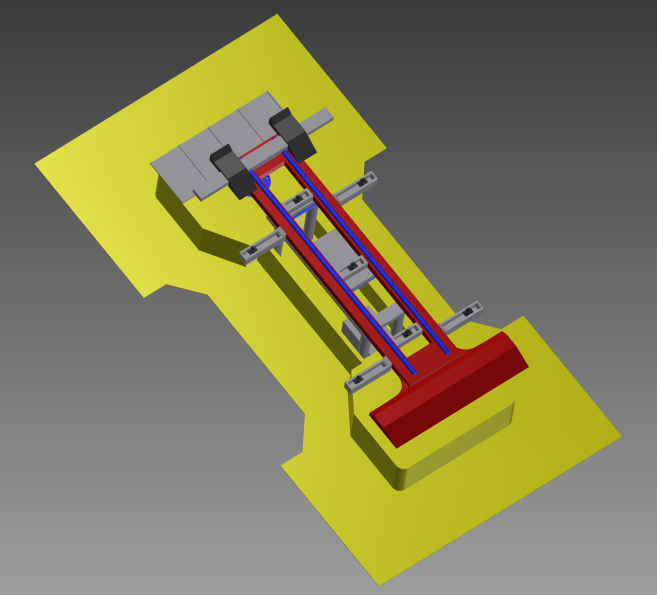 CAD-3D-Modell des Montage-FTF [Bild: Universität Stuttgart].